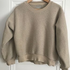 Everlane ReNew Fleece Oatmeal Small